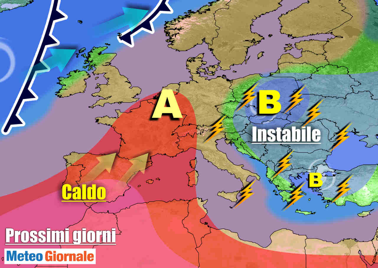 immagine 1 articolo meteo italia estate con sole e caldo ancora qualche temporale