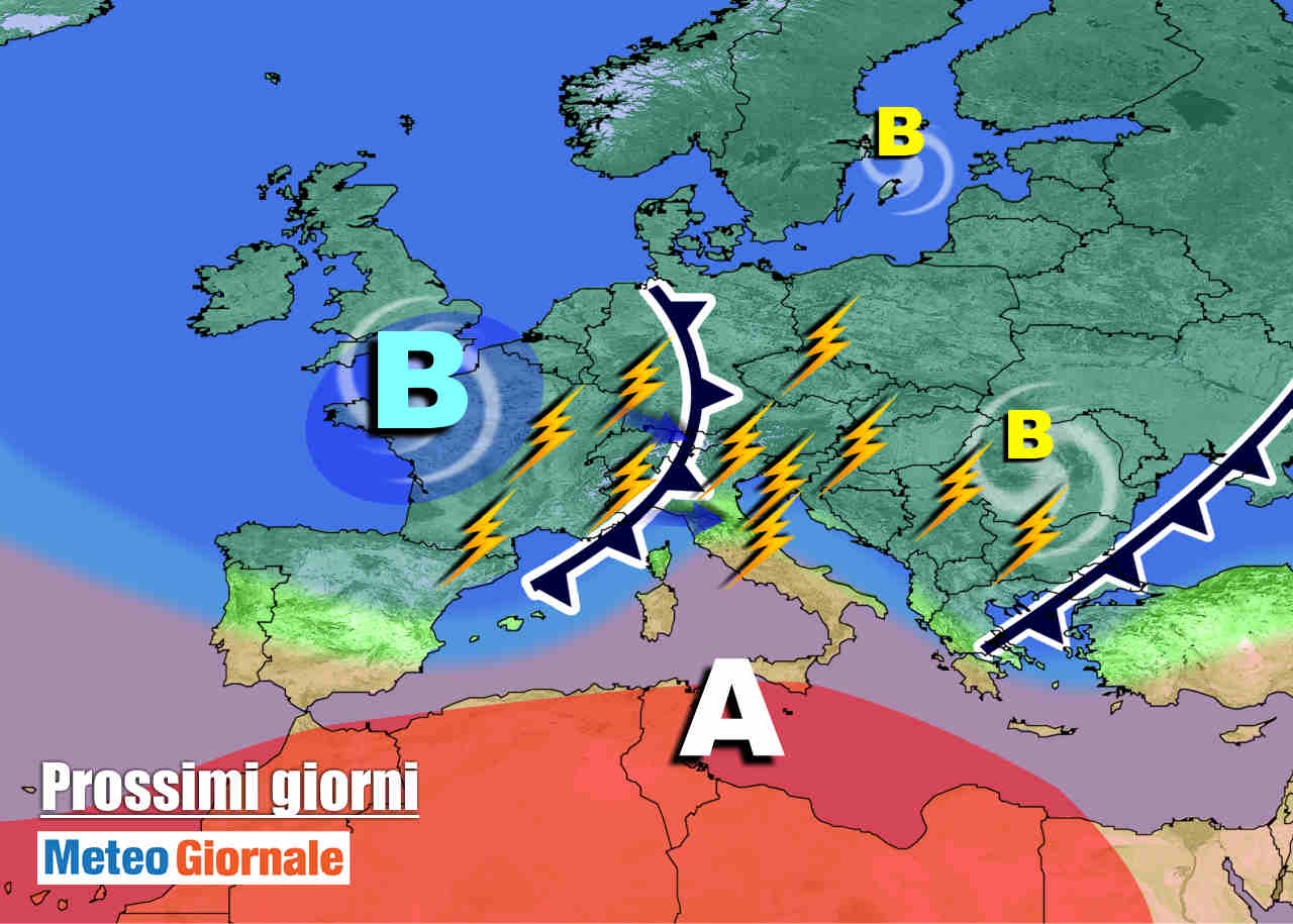 immagine 1 articolo meteo sino 21 giugno estate stop acquazzoni grandine italia