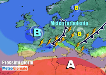 METEO sino 22 Giugno: TEMPORALI e FRESCO, grandi novità prossima settimana