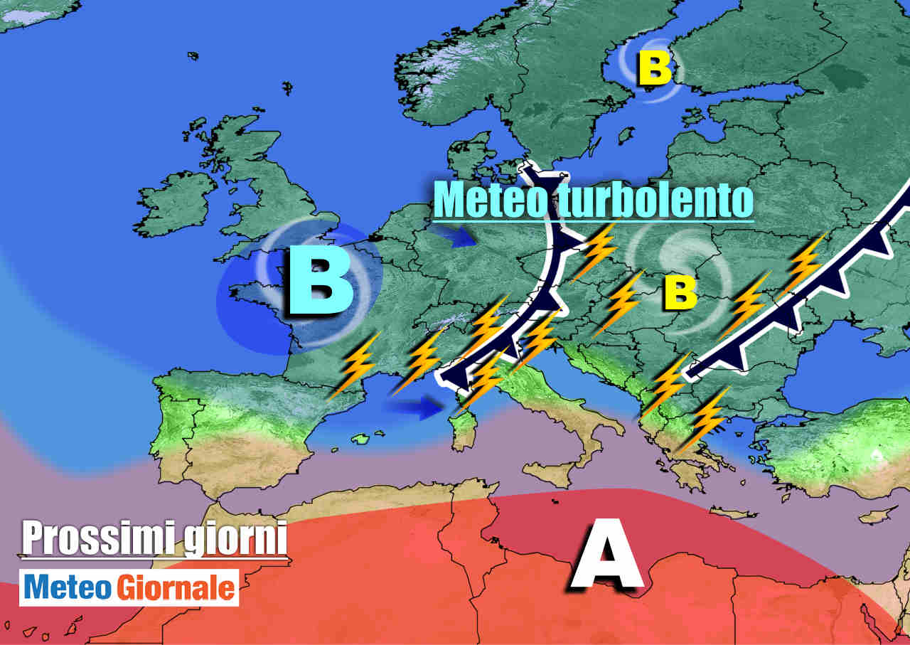 METEO sino 22 Giugno: TEMPORALI e FRESCO, grandi novità prossima settimana