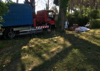 Naiadi, eseguita bonifica straordinaria spazi esterni