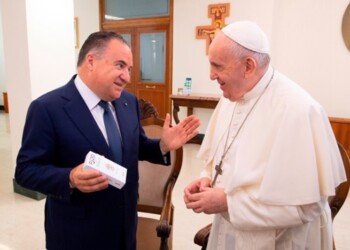 Papa riceve i vertici di Vativision