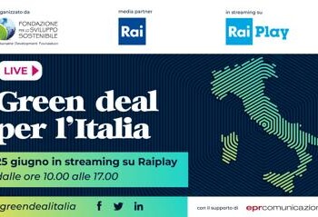 Rai: maratona ‘Green Deal per l’Italia’, per un progetto di sviluppo sostenibile 