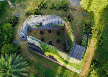 Roma: all’Orto botanico la Living Chapel in materiale di riciclo e con 3mila piante 