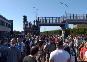 Sciopero A.Mittal, presidio a Taranto
