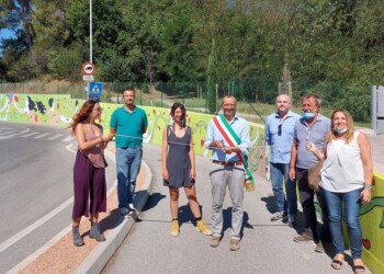 A Pesaro inaugurato murales di Nian per Santa Colomba