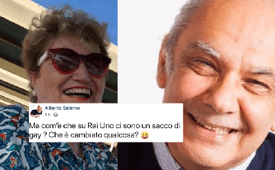 Alberto Salerno: Su Rai 1 ci sono un sacco di gay. E la Maionchi sbotta