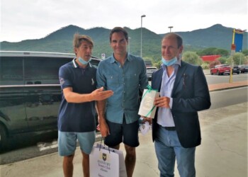 Federer in Liguria per nuovo spot
