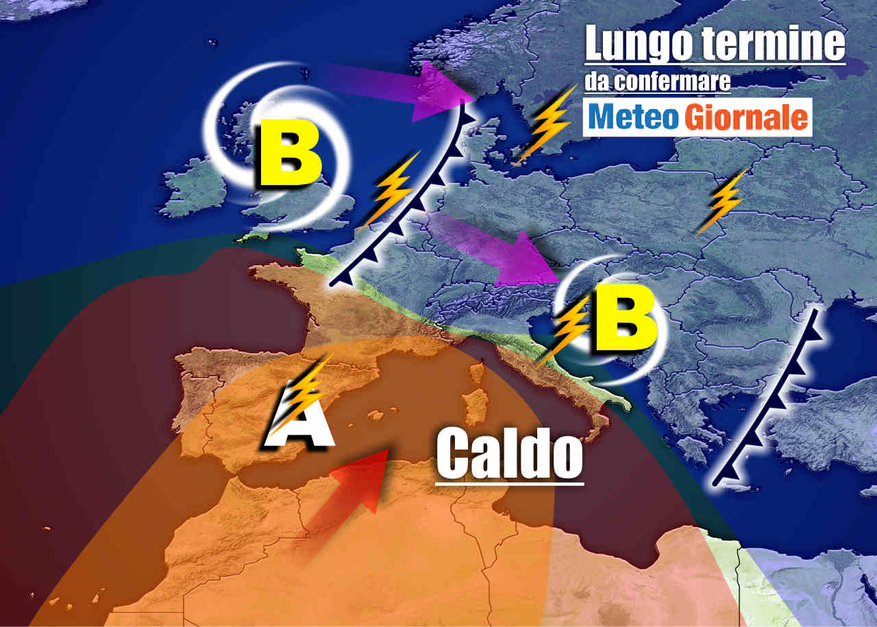 Meteo Italia sino al 14 luglio, attenzione al CALDO poi ai TEMPORALI