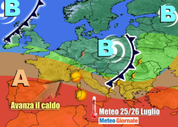 METEO WEEKEND con novità, prima dell’arrivo del GRANDE CALDO