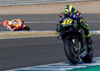 Moto: Spagna; gara Rossi finisce a 7 giri dal termine