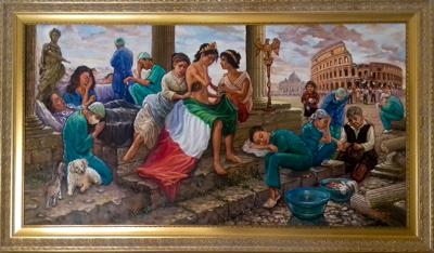 Napoli, omaggio a Totò il 10 luglio con donazione di un dipinto al Cotugno Napoli, omaggio a Totò il 10 luglio con donazione di un dipinto al Cotugno