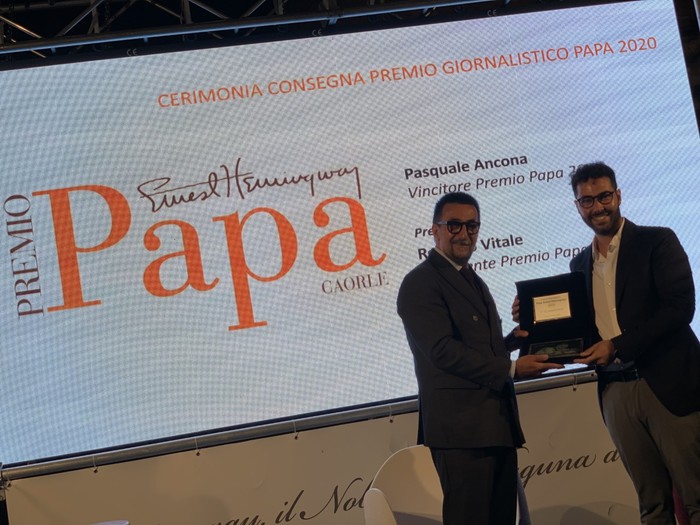 Premio Papa Ernest Hemingway, vince Pasquale Ancona