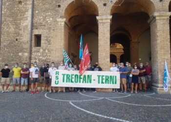 Presidio operai Treofan al Comune Terni