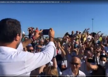Regionali: Marche; Salvini,futuro in vostre mani a settembre