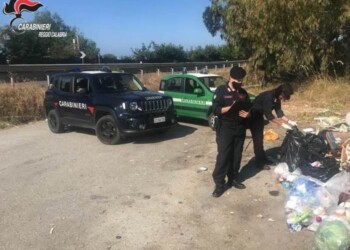 Rifiuti abbandonati nel Reggino, intervengono i carabinieri