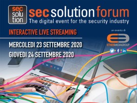 secsolutionforum 2020 web format: meno costi più welfare per le aziende della sicurezza