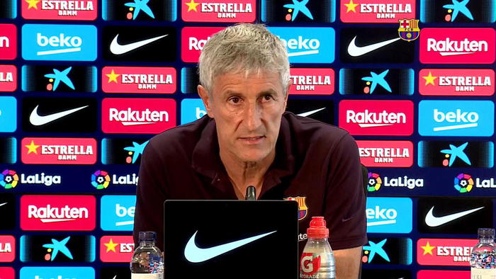 Setien: “Arthur può servire ancora al Barcellona”