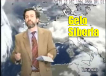 1996, altro evento meteo eccezionale: il GELO dalla Siberia su Italia. Video