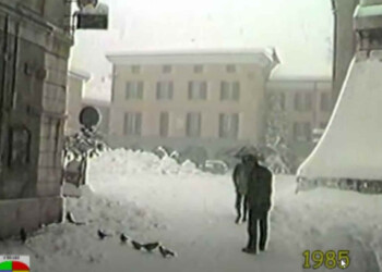 Arriva la neve, video meteo della nevicata del 1985