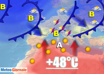 Centro Meteo Europeo, verso CALDO estremo e BURRASCHE autunnali, piogge eccessive