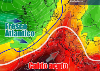 Continue invasioni dell’anticiclone africano, FIAMMATA ROVENTE in arrivo