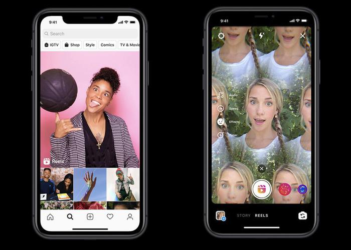 Instagram sfida TikTok,arriva Reels in 50 paesi,anche Italia