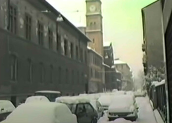 La grande nevicata del 1985 su Milano. Video meteo