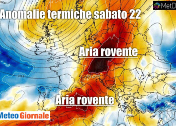 La terza ondata di CALDO infuocato d’agosto