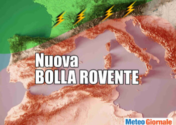 Meteo 15 giorni con 2 BOLLE D’ARIA CALDA, la seconda peggiore