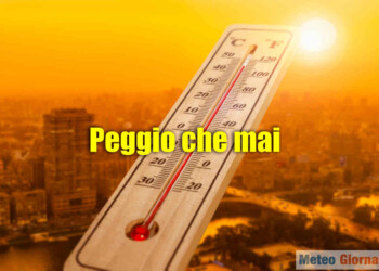 Meteo CALDO peggio che mai!
