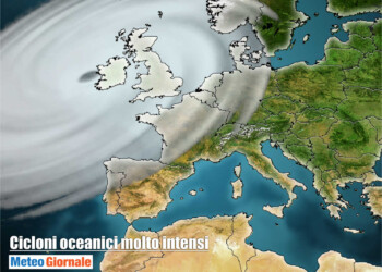 Meteo d’Autunno, rischio cicloni con forza d’uragano verso Europa