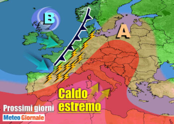 METEO Italia: di nuovo CALDO AFRICANO, ma tornano SUPER TEMPORALI