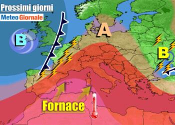 METEO Italia: possente ANTICICLONE AFRICANO, violenti temporali dal weekend