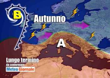 Meteo Italia sino a 15 giorni con clamorose NOVITA’ autunnali