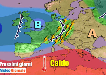 METEO Italia: TEMPORALI FORTI in arrivo al Nord con rischio NUBIFRAGI