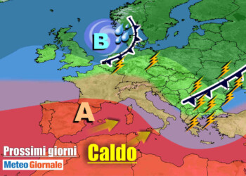 METEO subito CALDO con l’Anticiclone, poi ROTTURA Estate