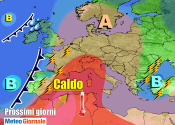 METEO verso Ferragosto tra CALDO AFRICANO e qualche forte TEMPORALE
