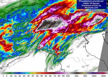 METEO WEEKEND avverso, NUBIFRAGI e PIOGGE ECCEZIONALI in arrivo: ecco dove