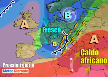 Previsioni Meteo: vera Grande TEMPESTA di fine Estate. Ma non finisce qui