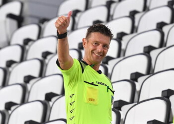 Rocchi, passerella finale tra giocatori Juventus e Roma