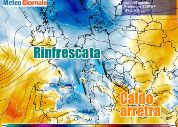 STOP CALDO AFRICANO: crollo temperature in picchiata, ma non è fine estate