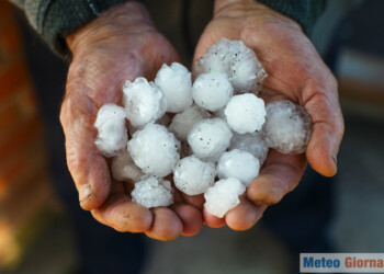 Tempeste di grandine verso il Nord Italia, prossime ore