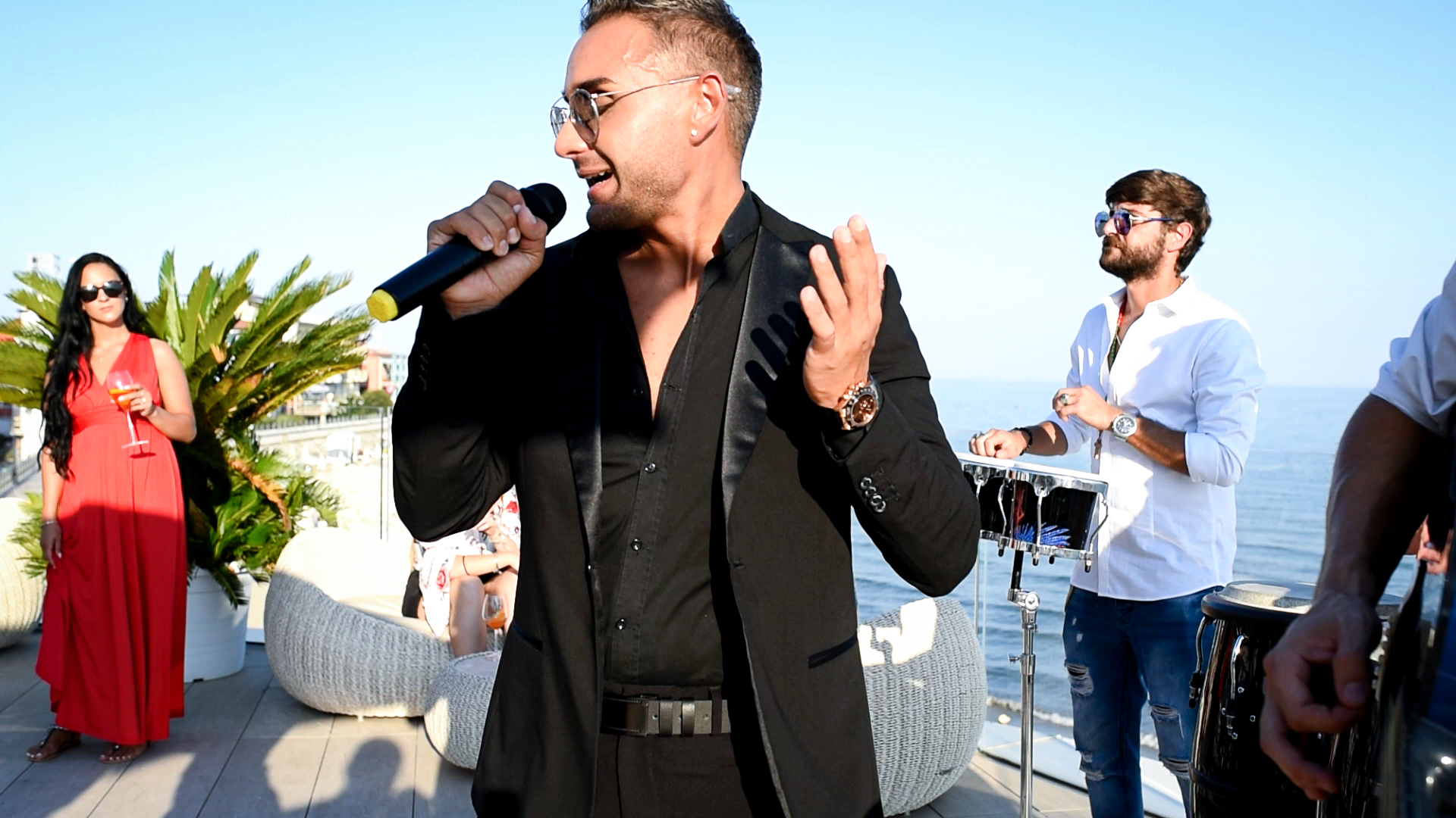 Ivan Costa a Caorle per girare il suo primo video musicale