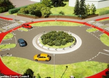 Ecco la prima rotatoria stradale che dà la precedenza ai ciclisti