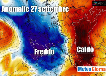 Impressionante CROLLO delle temperature entro fine mese
