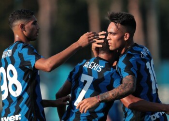 Inter, cinque gol al Lugano: e Hakimi ha già capito Conte