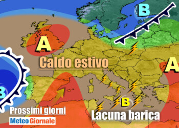 METEO 7 Giorni. Tra ANTICICLONE e brevi TEMPORALI, sempre CALDO ESTIVO