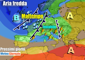 METEO 7 Giorni. Verso sfuriata di MALTEMPO, l’AUTUNNO entra nel vivo