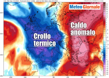 Meteo a 2 settimane: NAO-, MALTEMPO e FREDDO in avanzamento